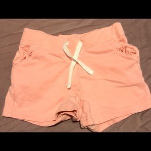 Orange creamsicle shorts